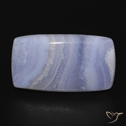 18.89ct Natural Azul claro Calcedônia, Almofada, Opaco