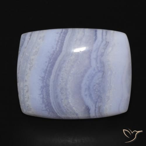 18.03ct Natural Azul claro Calcedônia, Almofada, Opaco