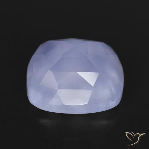 Calcedônia violeta real Natural 7.19ct, Almofada, Translúcido