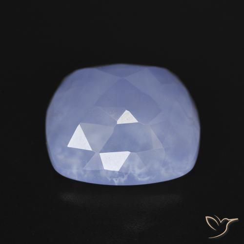Calcedônia Azul claro Natural 7.17ct, Almofada, Translúcido
