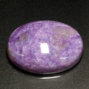 Charoite Tolet Natural 10.93ct, Corte Oval, Opaco
