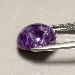 Charoite Tolet Natural 4.21ct, Corte Redondo, Opaco