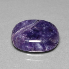Charoite Tolet Natural 5.33ct, Corte Oval, Opaco