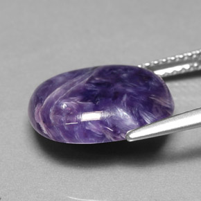 Charoite Tolet Natural 5.33ct, Corte Oval, Opaco