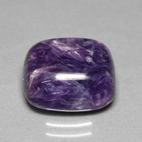 Charoite Tolet Natural 8.03ct, Almofada cortada, Opaco