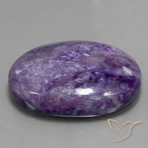 Charoite Violeta Médio Profundo Natural 32.82ct, oval, Opaco