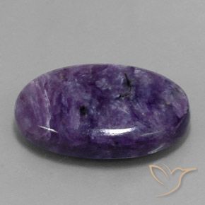 Charoite Violeta Profundo Natural 31.70ct, Corte Oval, Opaco
