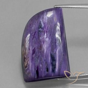 30.57ct Natural Aveludado Roxo Violeta Charoite, Chique, Opaco
