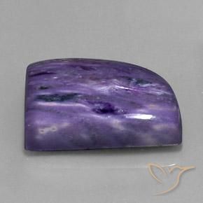 Charoite Aveludado Roxo Violeta Natural 30.57ct, Chique, Opaco
