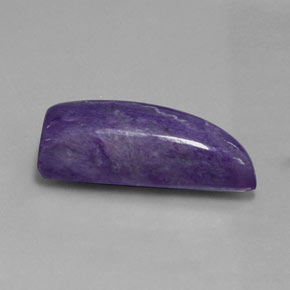 Charoíta violeta natural 14,40ct, forma extravagante, opaco