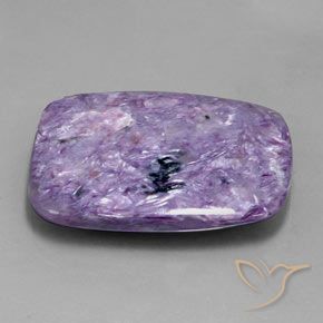 Charoite Violeta Médio Profundo Natural 40.69ct, Almofada, Opaco