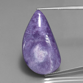 Charoite Tolet Natural 21.50ct, Forma extravagante, Opaco