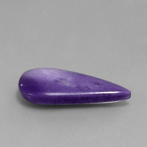 Charoíta Violeta Natural 5,81ct, Formato de pêra, Opaco