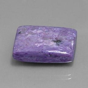 Charoíta violeta natural 32,07ct, forma extravagante, opaco