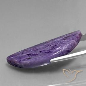 Charoite Violeta Profundo Natural 30.15ct, Chique, Opaco