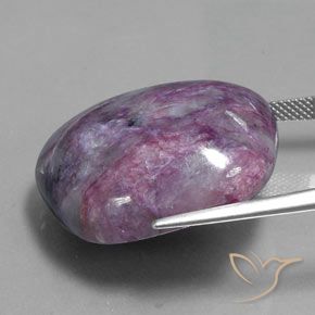 Charoite Malva Violeta Natural 48.12ct, Chique, Opaco