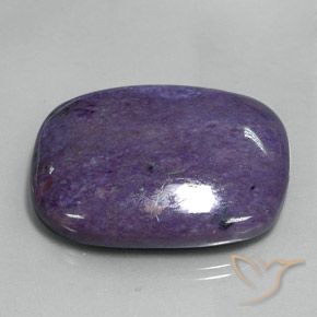Charoite Violeta Profundo Natural 87.70ct, Almofada, Opaco