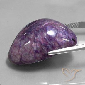 Charoite Violeta Médio Profundo Natural 91.73ct, Chique, Opaco
