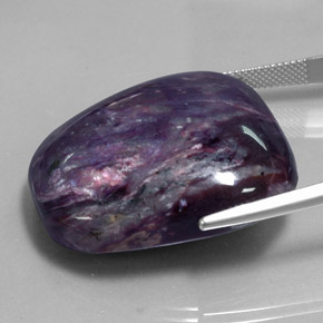 Charoite Tolet Natural 74.33ct, Forma extravagante, Opaco