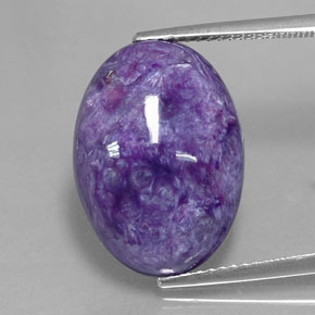 Charoite Tolet Natural 11.76ct, Corte Oval, Opaco