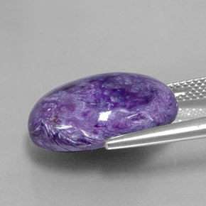 Charoite Tolet Natural 11.76ct, Corte Oval, Opaco