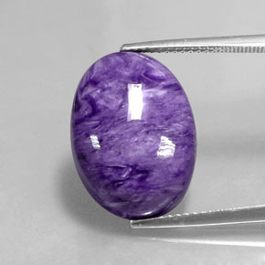 Charoite Tolet Natural 12.05ct, Corte Oval, Opaco