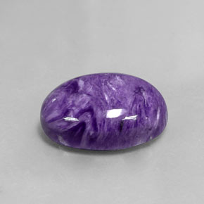 Charoite Tolet Natural 12.05ct, Corte Oval, Opaco