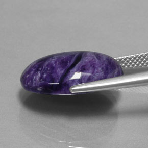 Charoite Tolet Natural 9.57ct, Corte Oval, Opaco