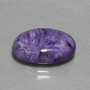 Charoite Tolet Natural 9.62ct, Corte Oval, Opaco