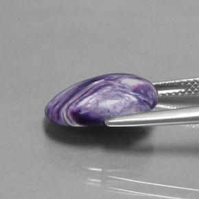 Charoite Tolet Natural 5.22ct, Corte Oval, Opaco