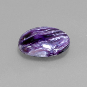 Charoite Tolet Natural 5.22ct, Corte Oval, Opaco