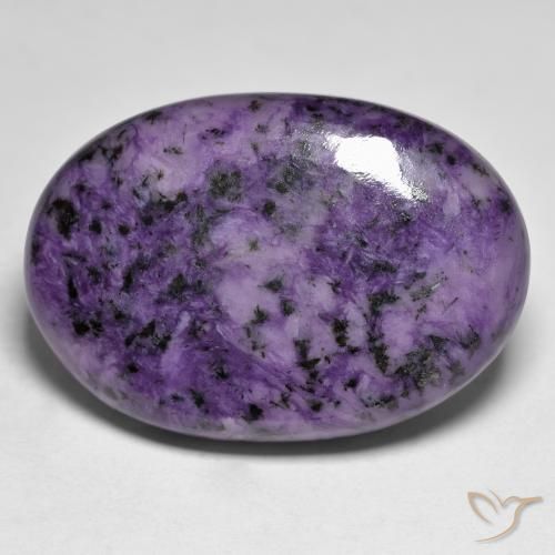 37.63ct Natural Violeta Profundo Charoite, oval, Opaco