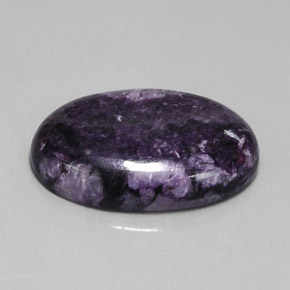Charoite Tolet Natural 39.55ct, Corte Oval, Opaco