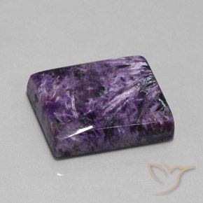 Charoite Violeta médio-escuro Natural 40.10ct, baguete, Opaco