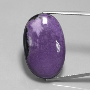 Charoite Tolet Natural 49.75ct, oval, Opaco