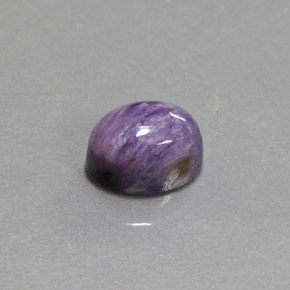 Charoíta violeta natural 2,00ct, corte oval, opaco