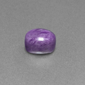 Charoíta violeta natural 1,50ct, corte oval, opaco