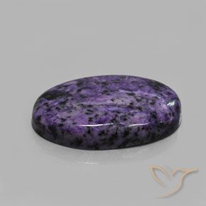 Charoite Violeta Profundo Natural 32.45ct, Corte Oval, Opaco