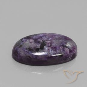 Charoite Violeta escuro Natural 28.58ct, oval, Opaco