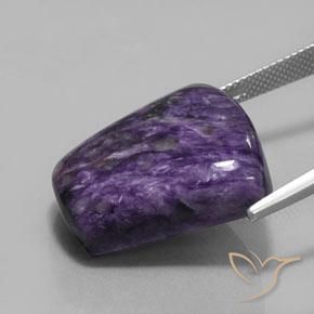 Charoite Violeta escuro Natural 32.77ct, Chique, Opaco