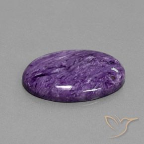 Charoite Violeta escuro Natural 29.06ct, oval, Opaco