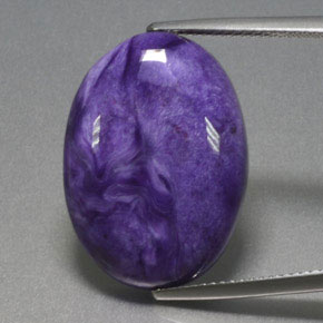 Charoite Tolet Natural 15.70ct, Corte Oval, Opaco
