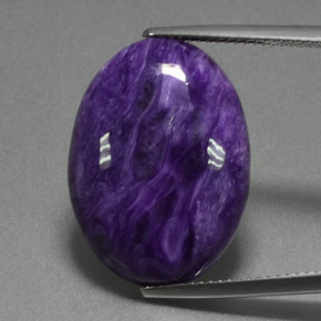 Charoite Tolet Natural 14.40ct, Corte Oval, Opaco