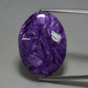 Charoite Tolet Natural 12.96ct, Corte Oval, Opaco