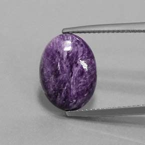 Charoite Tolet Natural 4.38ct, Corte Oval, Opaco