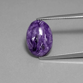 Charoite Tolet Natural 3.54ct, Corte Oval, Opaco