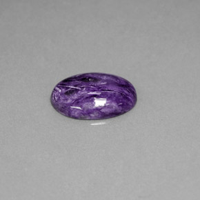 Charoite Tolet Natural 3.54ct, Corte Oval, Opaco