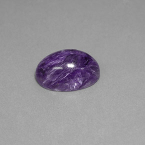 Charoite Tolet Natural 6.56ct, Corte Oval, Opaco