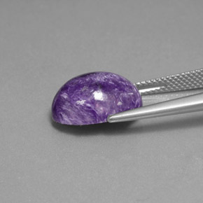 Charoite Tolet Natural 6.56ct, Corte Oval, Opaco