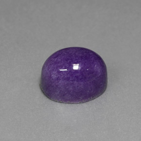 Charoíta violeta natural 4,31ct, corte oval, opaco